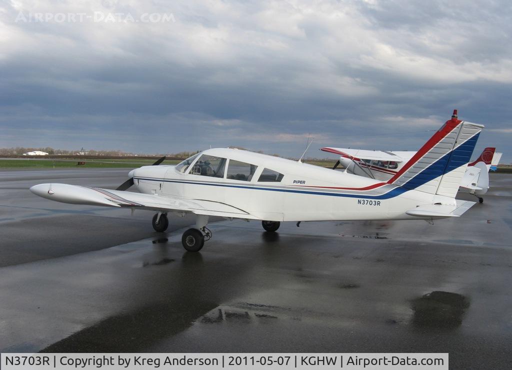 N3703R, 1970 Piper PA-28-180 Cherokee C/N 28-5769, Piper PA-28-180 Cherokee giving Young Eagle rides.