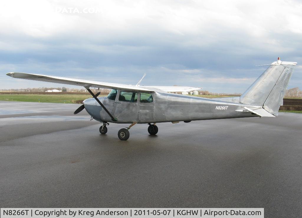N8266T, 1961 Cessna 175B Skylark C/N 17556966, Cessna 175B Skylark giving Young Eagle rides.