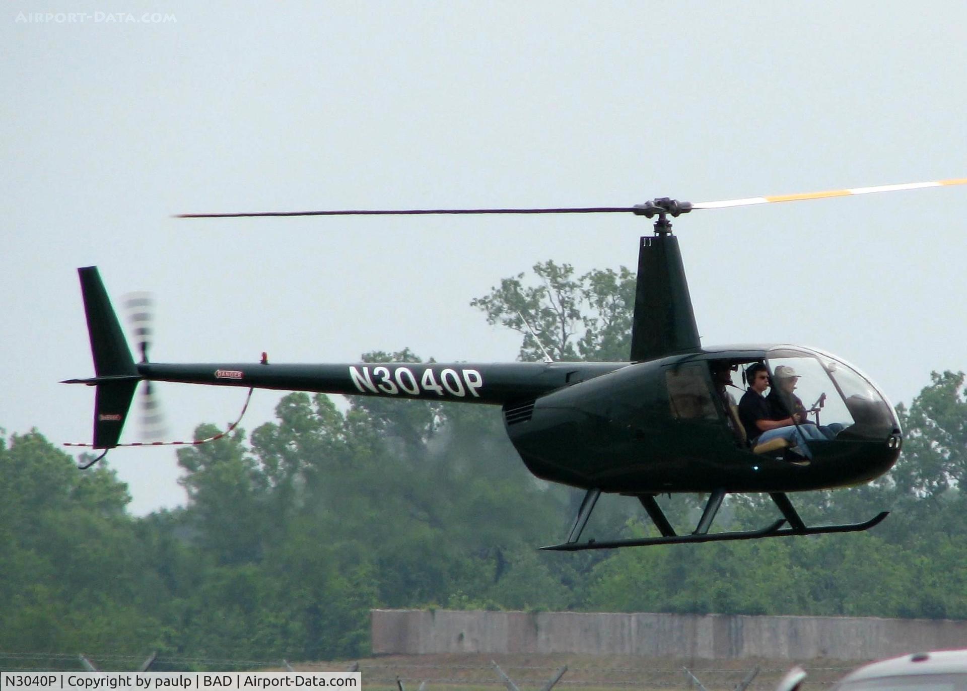 N3040P, 2007 Robinson R44 C/N 1802, Barksdale Air Force Base 2011