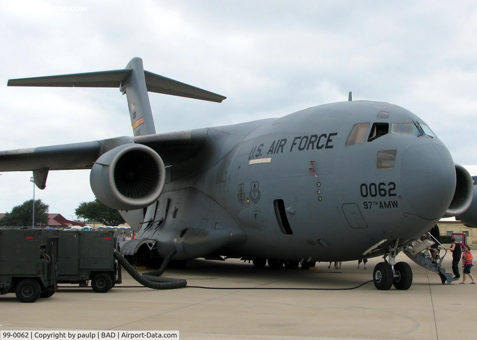 99-0062, 1999 Boeing C-17A Globemaster III C/N 50066/P-62, Barksdale Air Force Base 2011