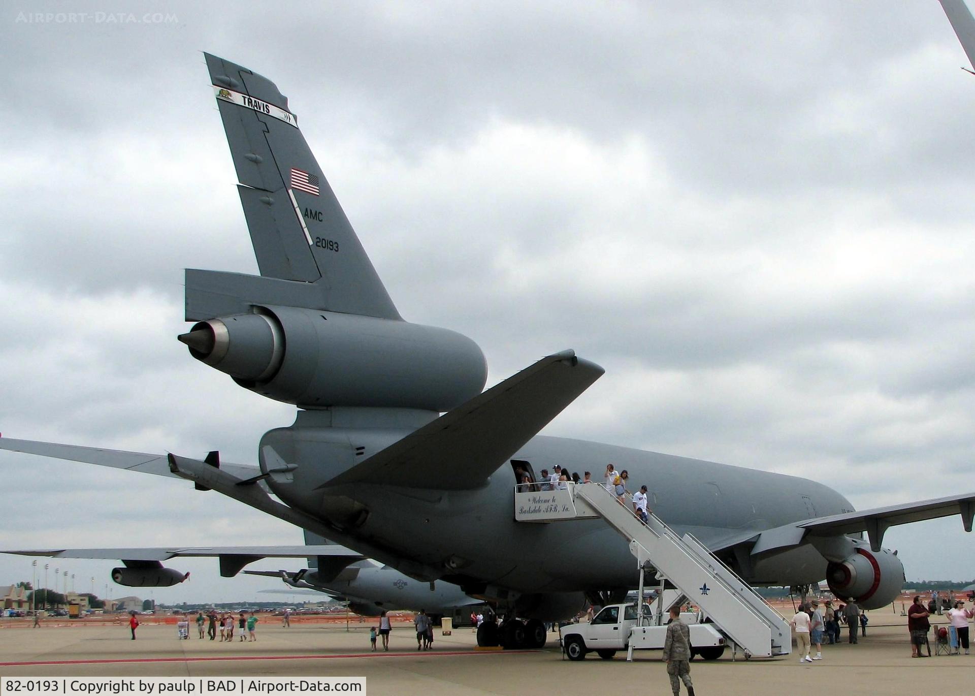 82-0193, 1982 McDonnell Douglas KC-10A Extender C/N 48215, Barksdale Air Force Base 2011