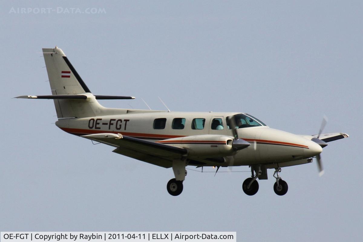 OE-FGT, Cessna T303 Crusader C/N T30300086, Rare type at LUX