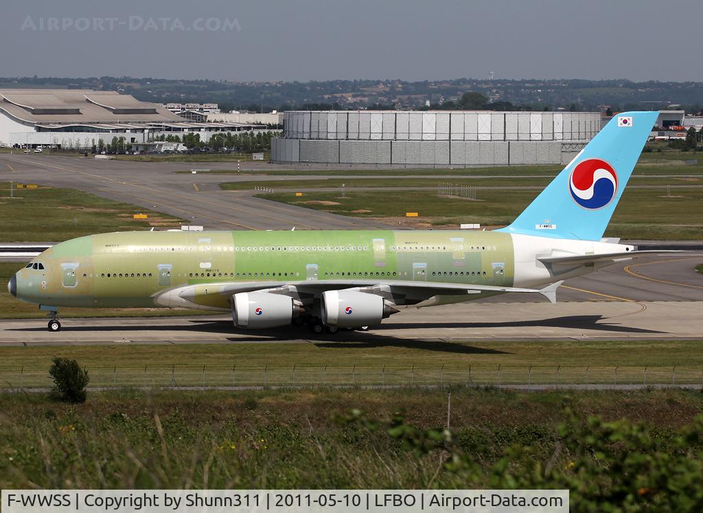 F-WWSS, 2011 Airbus A380-861 C/N 075, For Korean  Air as HL7615
