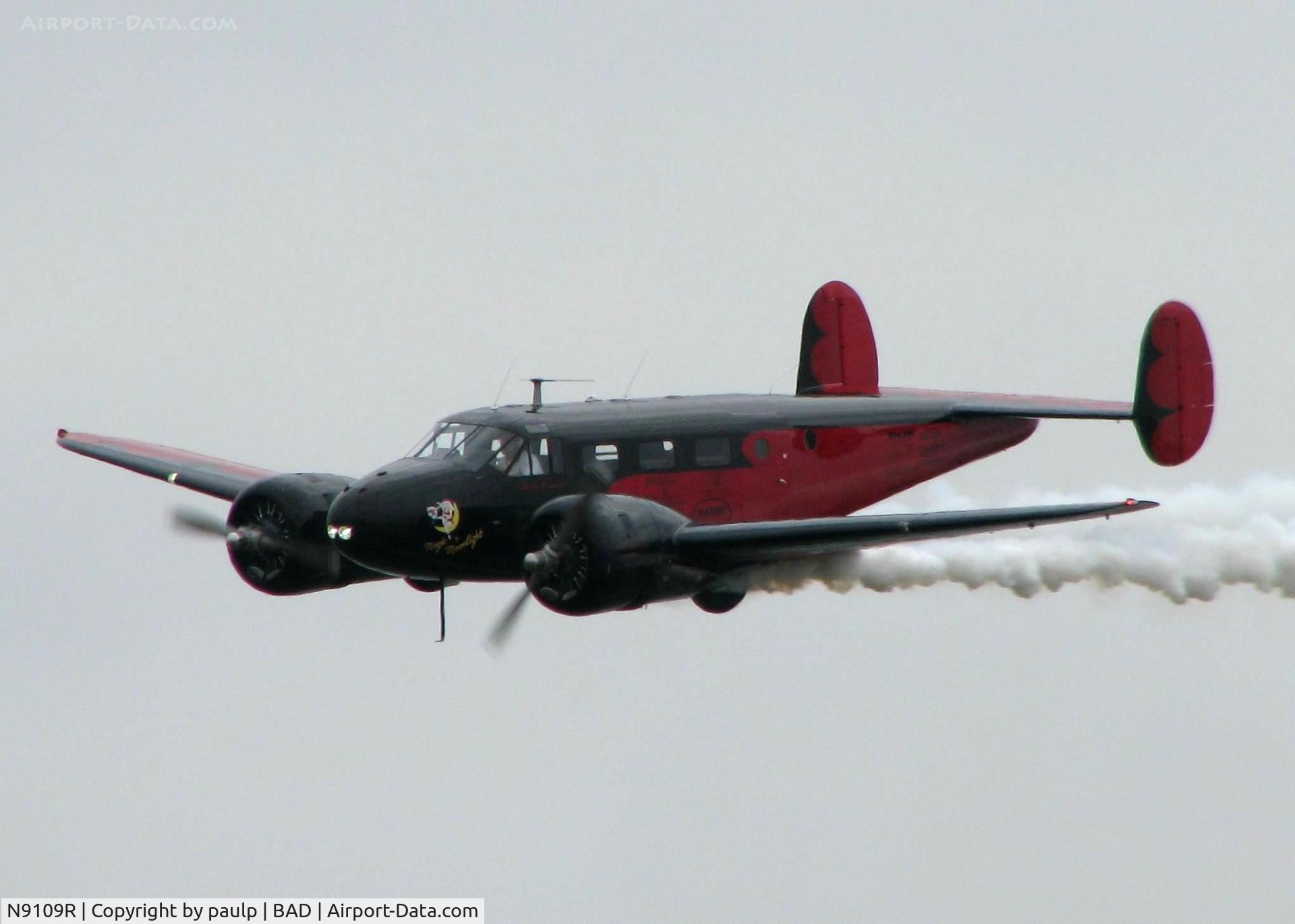 N9109R, 1943 Beech C18S (AT-7C) C/N 4383 (5676), Barksdale Air Force Base 2011 - A great demo! A great aircraft and a great pilot!