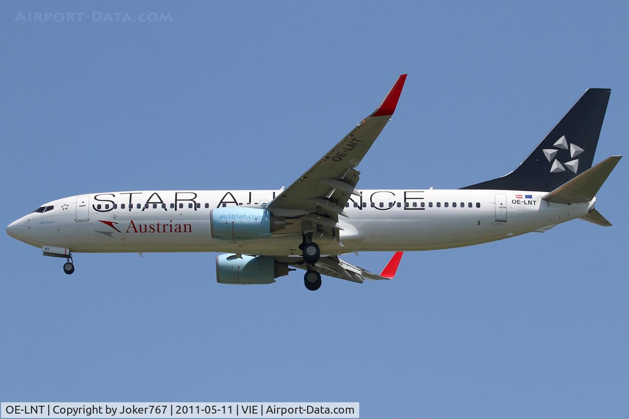 OE-LNT, 2006 Boeing 737-8Z9 C/N 33834, Austrian Airlines