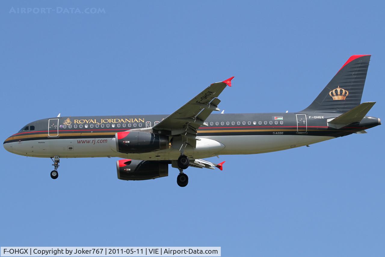 F-OHGX, 2006 Airbus A320-232 C/N 2953, Royal Jordanian Airlines