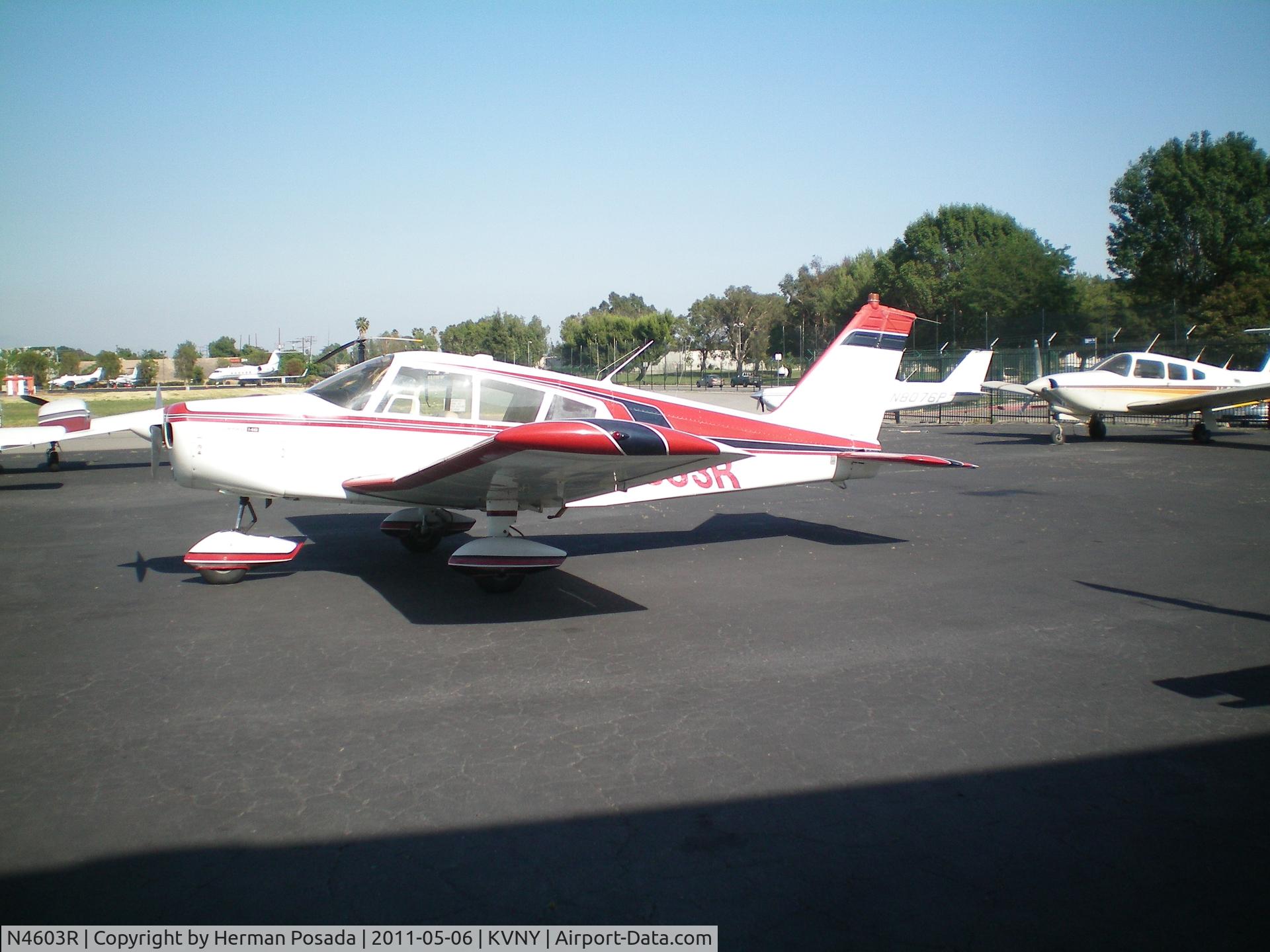 N4603R, 1965 Piper PA-28-140 Cherokee C/N 28-21351, At KVNY