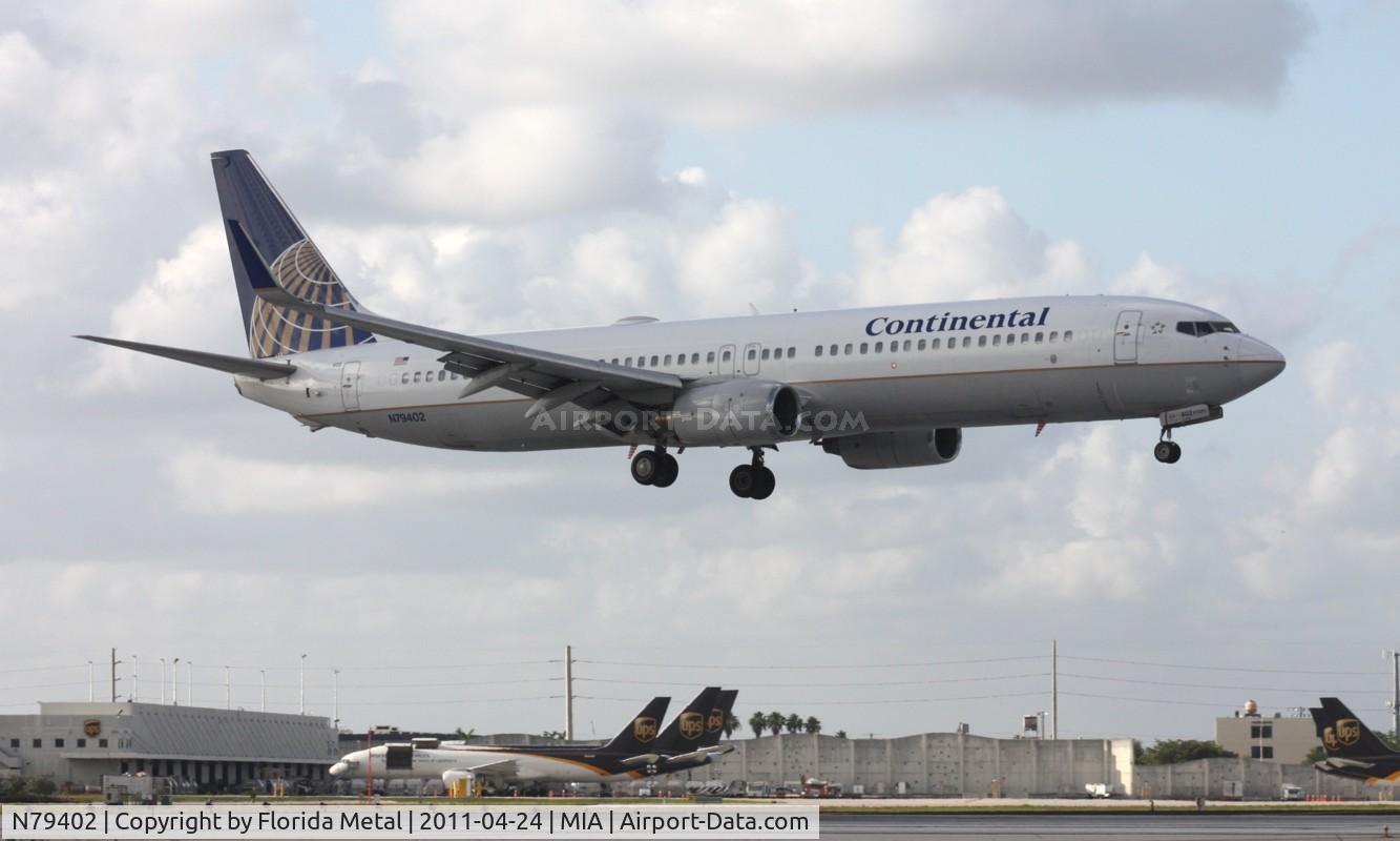 N79402, 2001 Boeing 737-924 C/N 30119, Continental 737-900