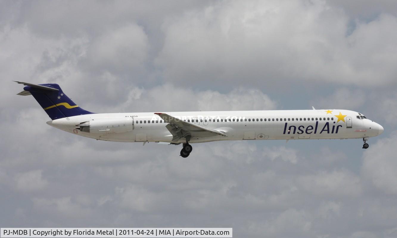 PJ-MDB, 1983 McDonnell Douglas MD-82 (DC-9-82) C/N 48021, Insel Air MD-82