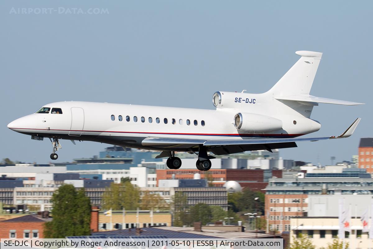 SE-DJC, 2009 Dassault Falcon 7X C/N 078, Blue Chip Jet