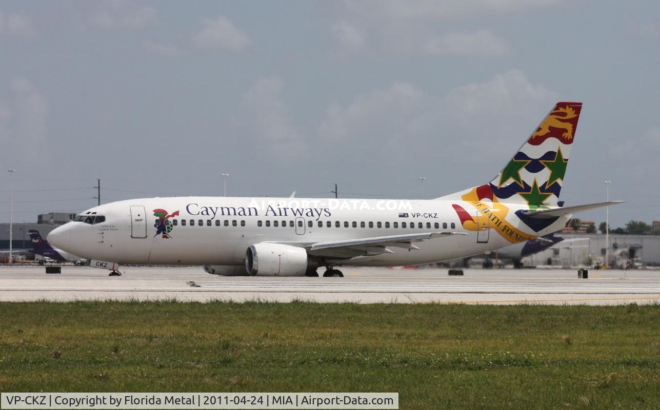 VP-CKZ, 1996 Boeing 737-36E C/N 27626, Caymen 737-300