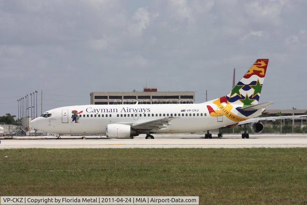 VP-CKZ, 1996 Boeing 737-36E C/N 27626, Caymen 737-300