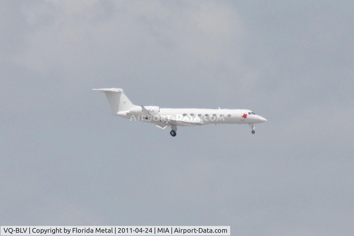 VQ-BLV, 2008 Gulfstream Aerospace GV-SP (G550) C/N 5221, G550 from Bermuda