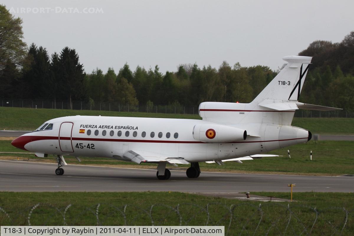T18-3, 1989 Dassault Falcon 900B C/N 077, On the way back home to Spain