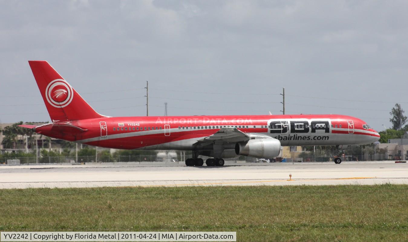YV2242, 1988 Boeing 757-236 C/N 24119, Santa Barbara 757