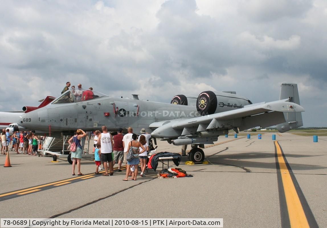 78-0689, 1979 Fairchild Republic A-10C Thunderbolt II C/N A10-0309, A-10A