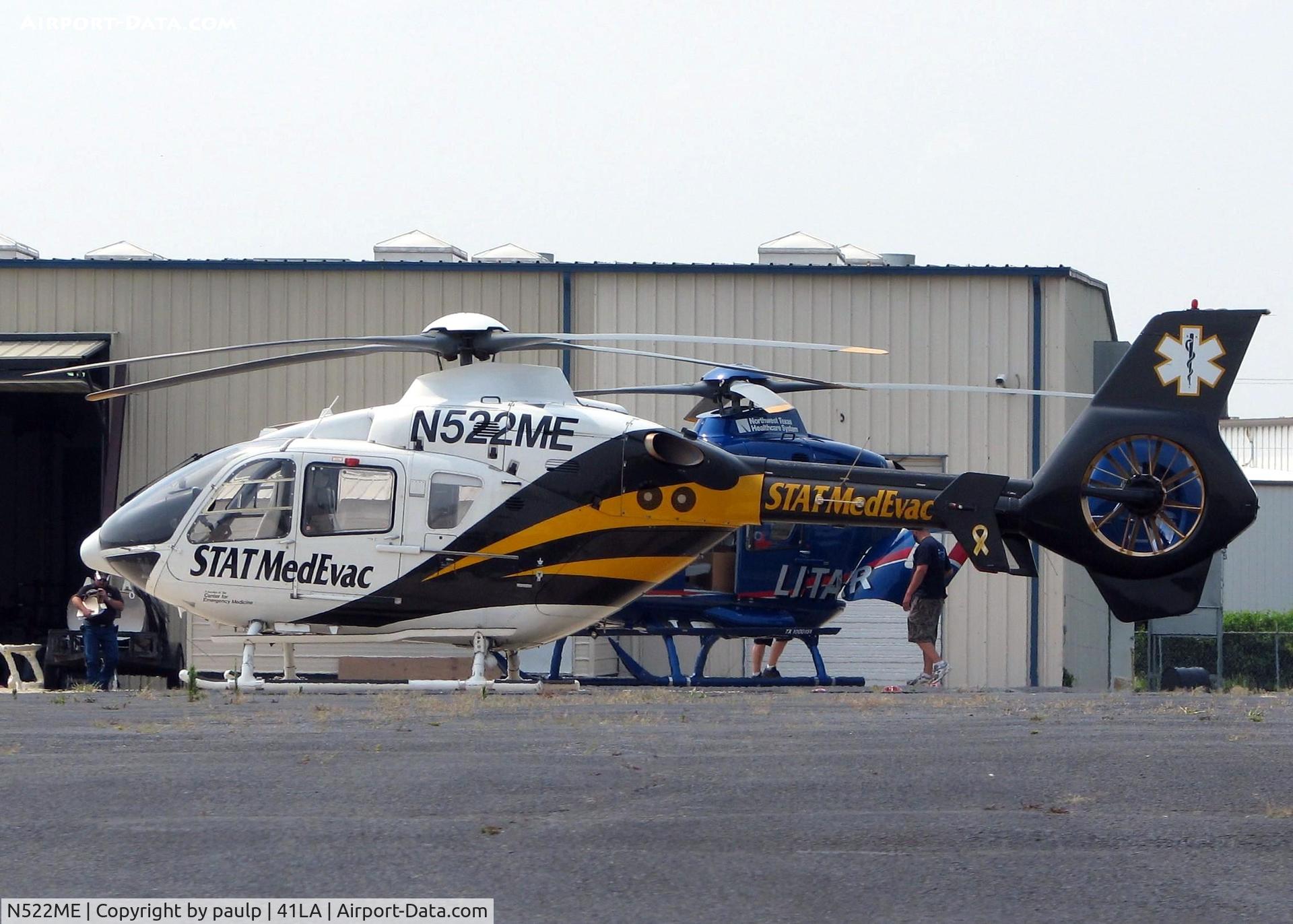 N522ME, 2000 Eurocopter EC-135T-1 C/N 0144, At Metro Aviation / Downtown Shreveport.
