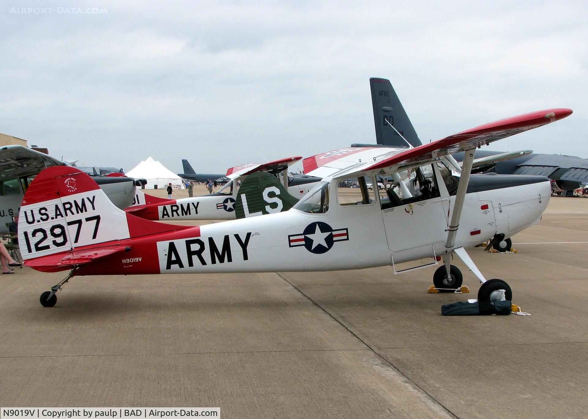 N9019V, 1962 Cessna O-1E Bird Dog C/N 305M-0023, Barksdale Air Force Base 2011