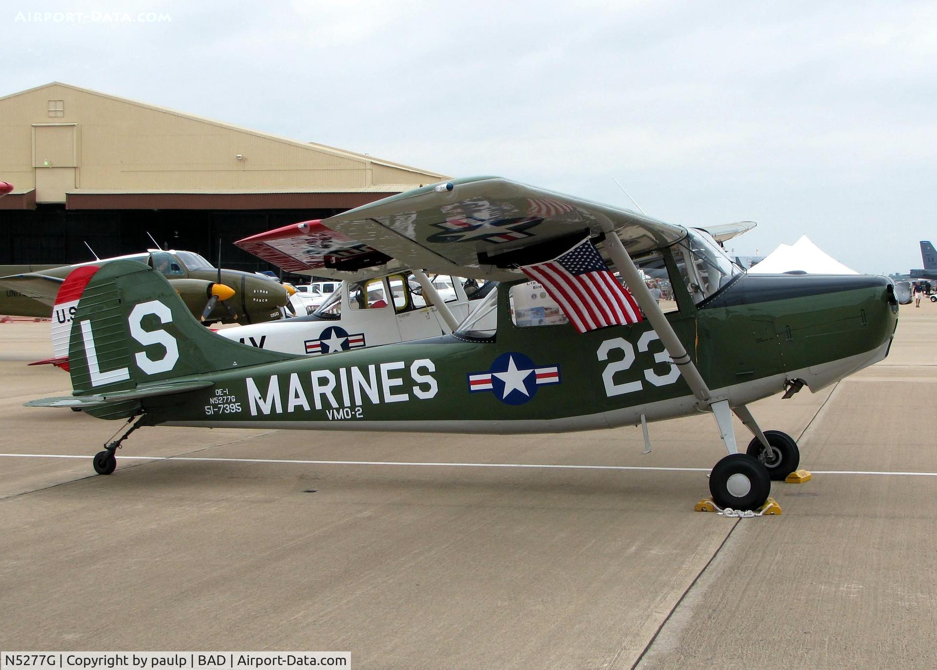 N5277G, 1950 Cessna 305A C/N 22134, Barksdale Air Force Base 2011