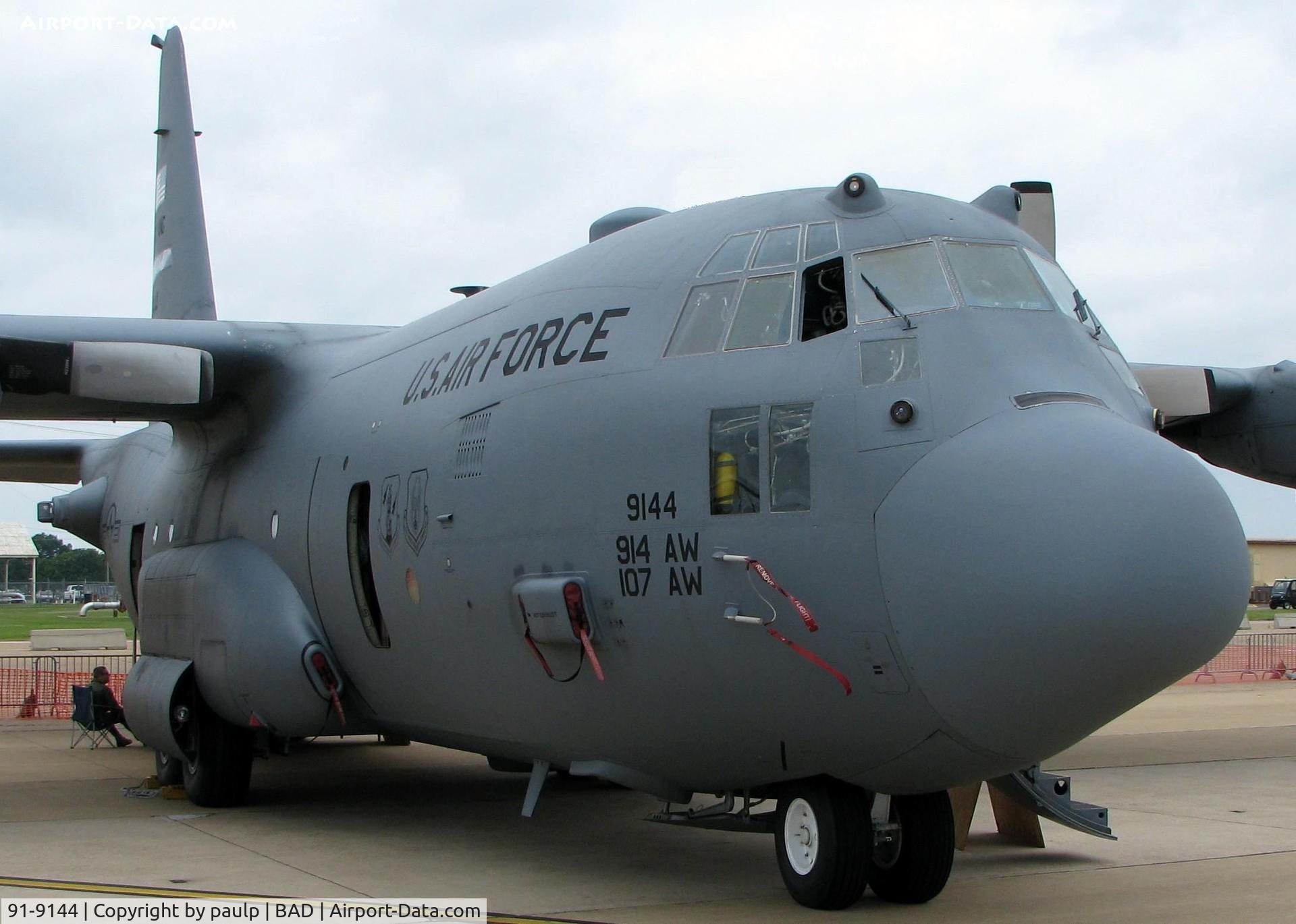 91-9144, 1991 Lockheed C-130H Hercules C/N 382-5297, Barksdale Air Force Base 2011