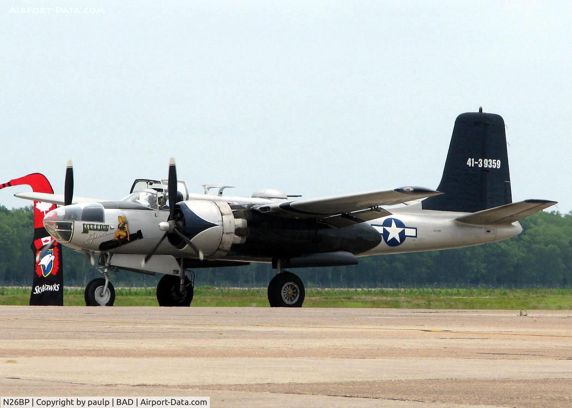 N26BP, 1944 Douglas A-26B Invader Invader C/N 7072, Barksdale Air Force Base 2011