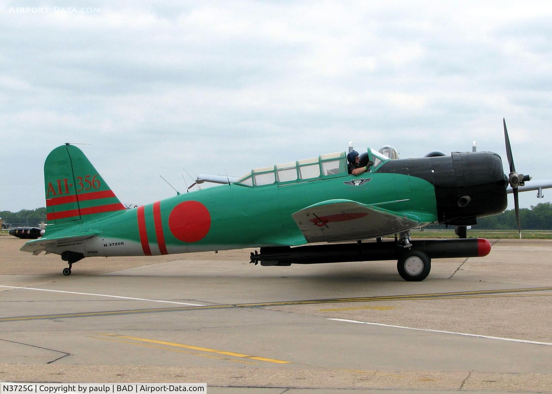 N3725G, 1944 North American SNJ-5 Texan Texan C/N 84875, Barksdale Air Force Base 2011