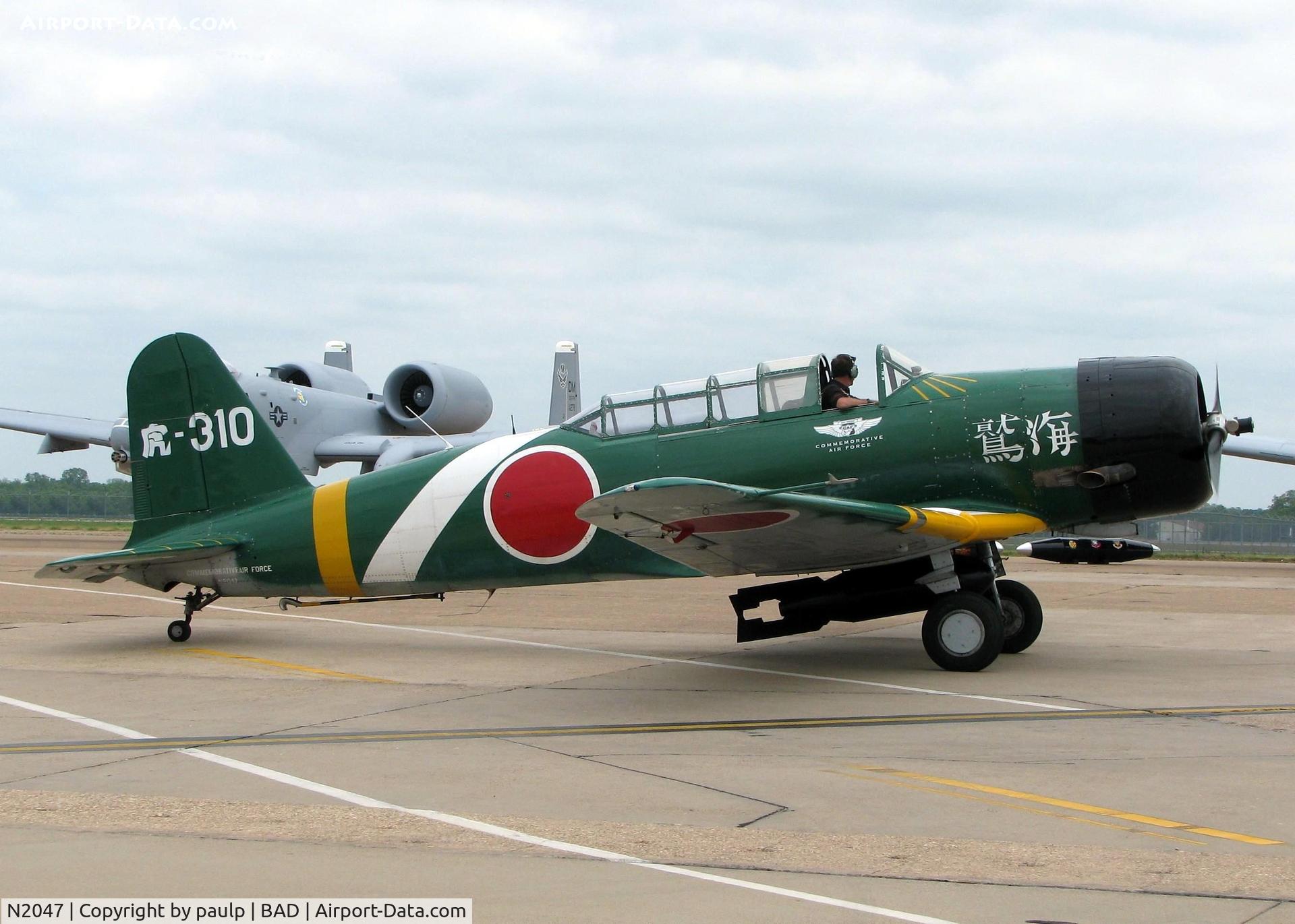 N2047, 1952 Canadian Car & Foundry T-6 Harvard Mk.4 C/N CCF4-83, Barksdale Air Force Base 2011