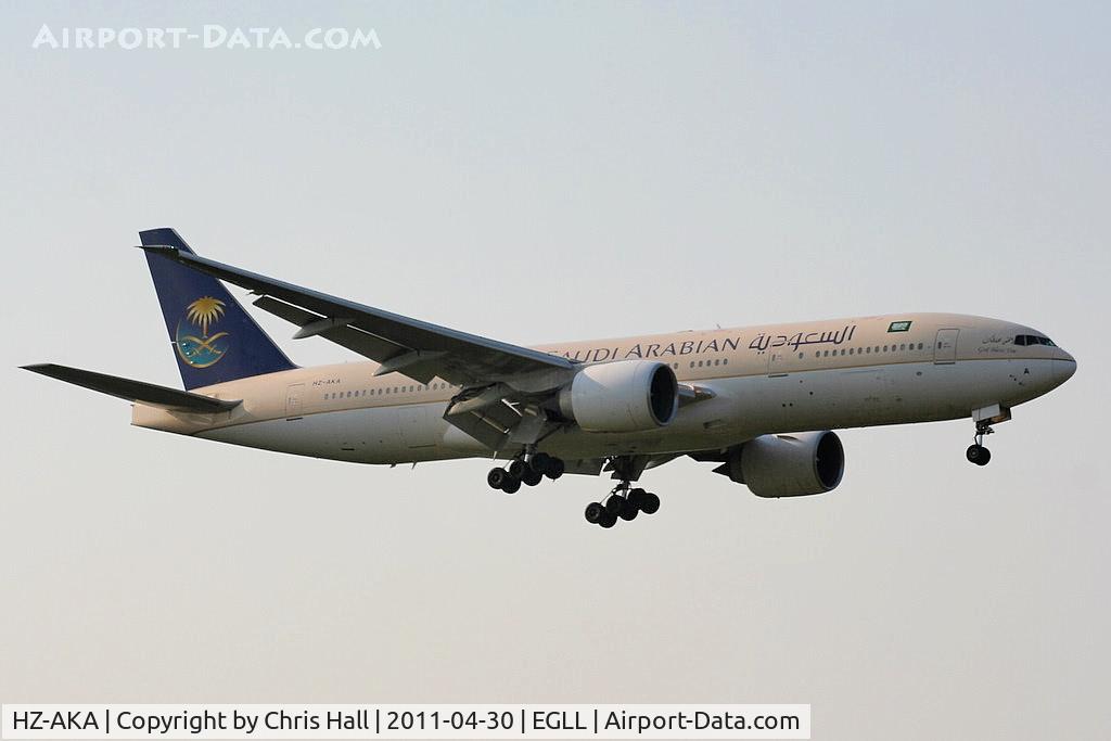 HZ-AKA, 1997 Boeing 777-268/ER C/N 28344, Saudi Arabian Airlines