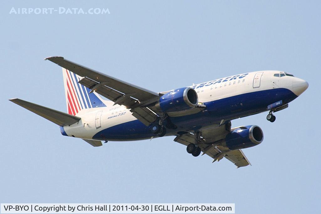 VP-BYO, 1998 Boeing 737-524 C/N 28922, Transaero Airlines