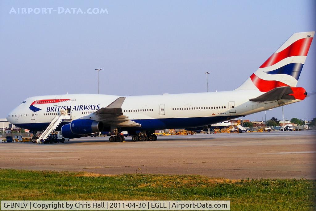 G-BNLV, 1992 Boeing 747-436 C/N 25427, British Airways