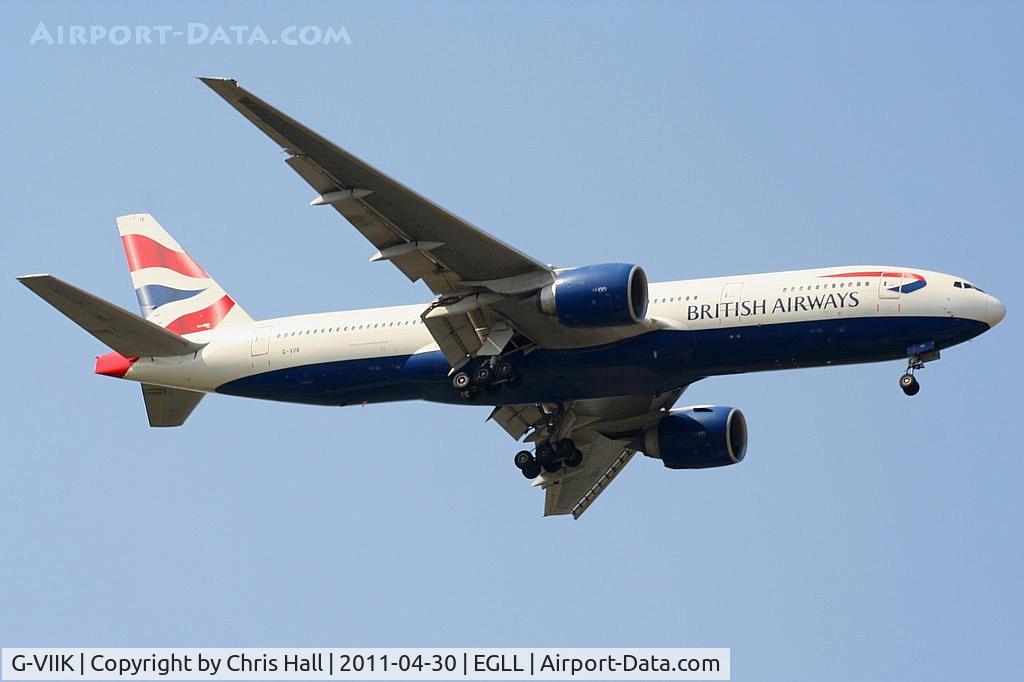 G-VIIK, 1998 Boeing 777-236/ER C/N 28840, British Airways