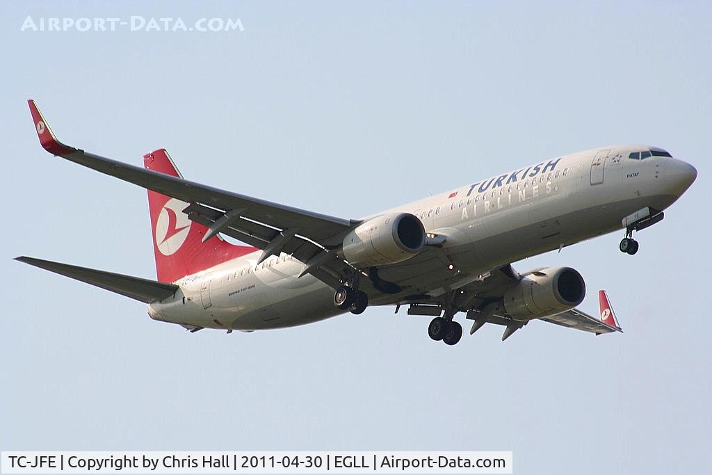 TC-JFE, 1998 Boeing 737-8F2 C/N 29767/95, Turkish Airlines