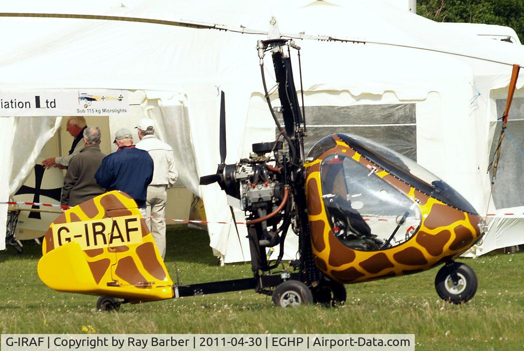 G-IRAF, 1996 RAF 2000 GTX SE C/N PFA G/13-1278, Rotary Air Force RAF-2000 GTX-SE [PFA G/13-1278] Popham~G 30/4/2011