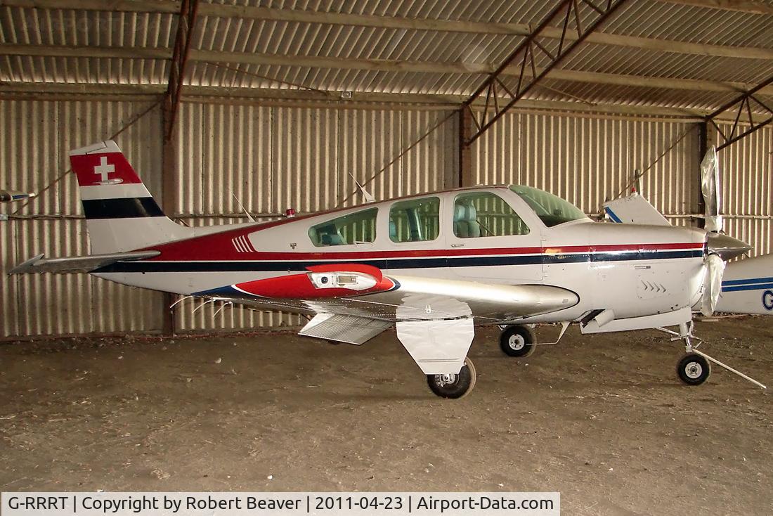 G-RRRT, 1988 Beech F33A Bonanza Bonanza C/N CE-1292, Beech F33A Bonanza at Bidford on Avon airfield