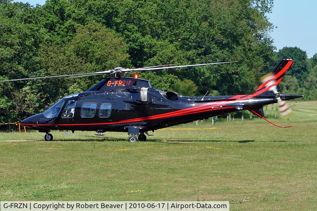 G-FRZN, 2009 Agusta A-109S Grand C/N 22125, Agusta A-109S Grand at Ascot Racecourse Heliport