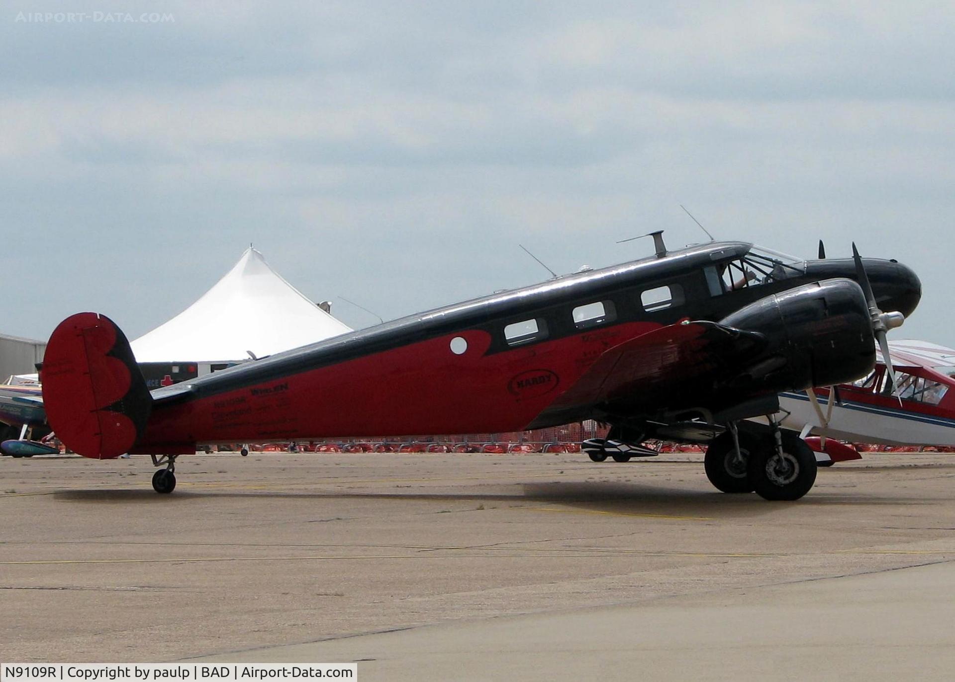 N9109R, 1943 Beech C18S (AT-7C) C/N 4383 (5676), Barksdale Air Force Base 2011