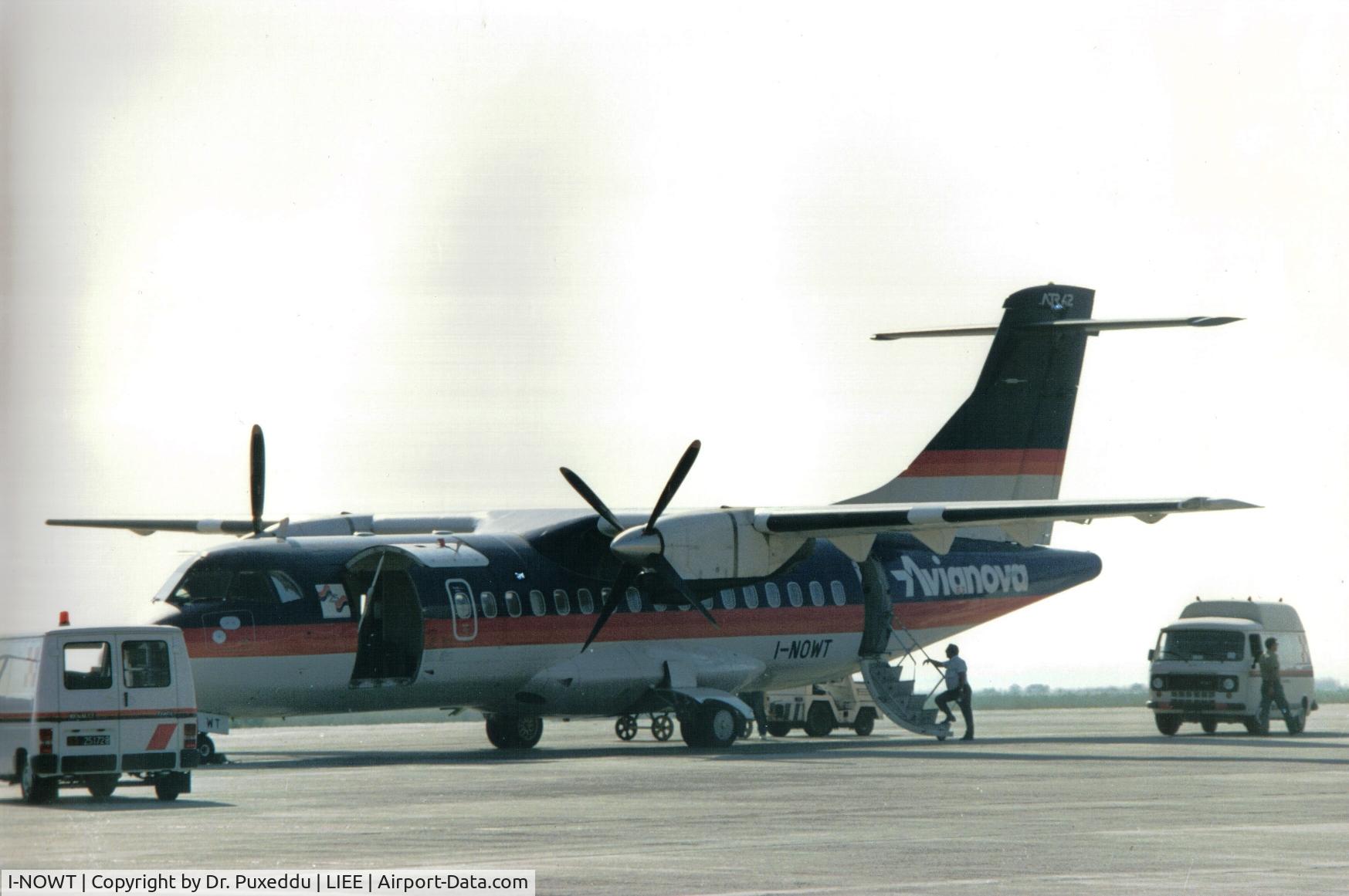 I-NOWT, 1987 ATR 42-300 C/N 054, On regular service for Avianova.