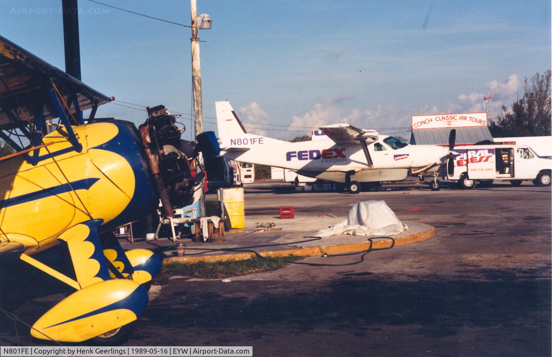 N801FE, 1985 Cessna 208 Caravan I C/N 20800009, Fedex