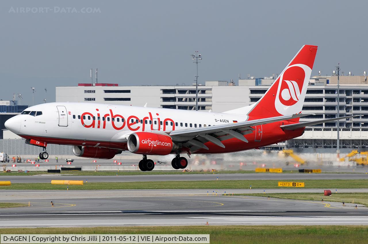 D-AGEN, 1998 Boeing 737-75B C/N 28100, Air Berlin
