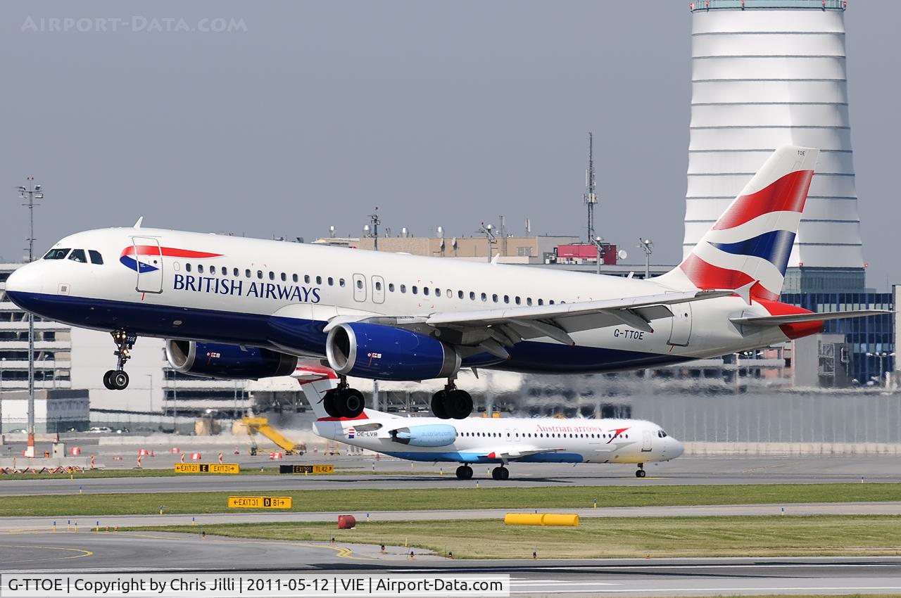 G-TTOE, 2002 Airbus A320-232 C/N 1754, British Airways