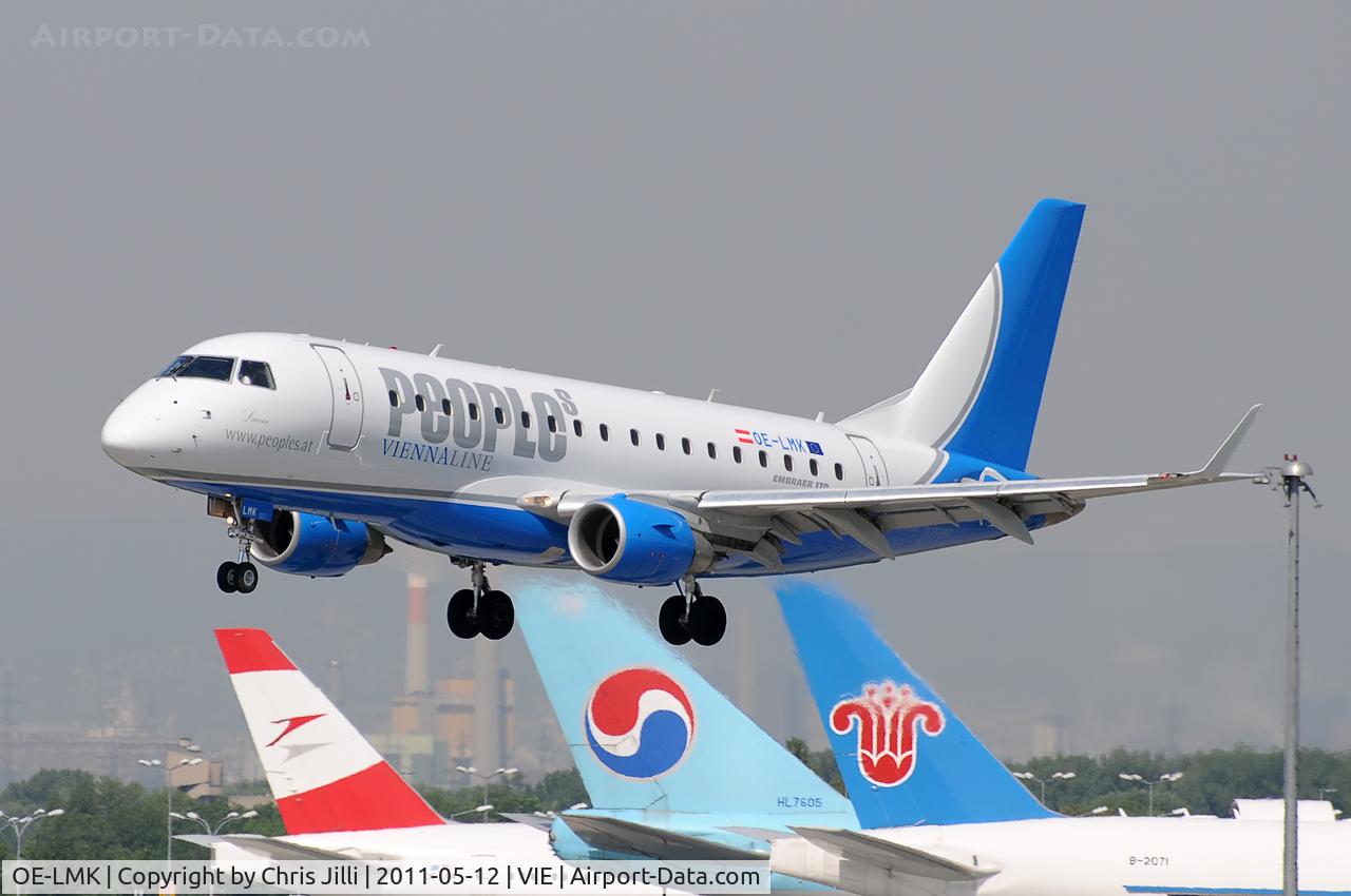 OE-LMK, 2006 Embraer 170LR (ERJ-170-100LR) C/N 17000150, People's Vienna Line