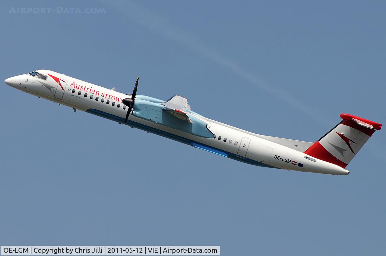 OE-LGM, 2010 De Havilland Canada DHC-8-402Q Dash 8 C/N 4319, Austrian arrows