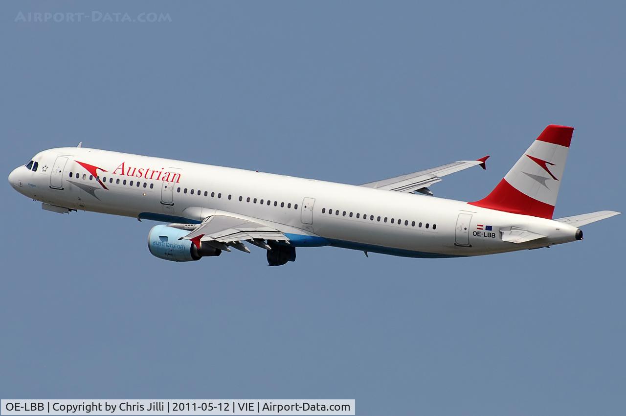 OE-LBB, 1995 Airbus A321-111 C/N 570, Austrian Airlines
