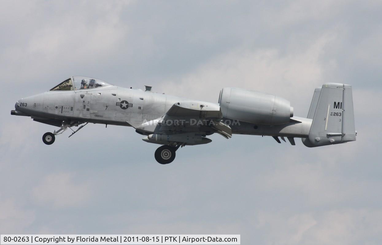 80-0263, 1980 Fairchild Republic A-10C Thunderbolt II C/N A10-0613, A-10A