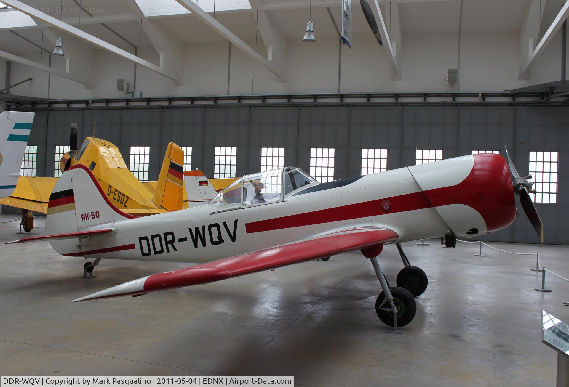 DDR-WQV, Yakovlav Yak-50 C/N 781206, YAK-50