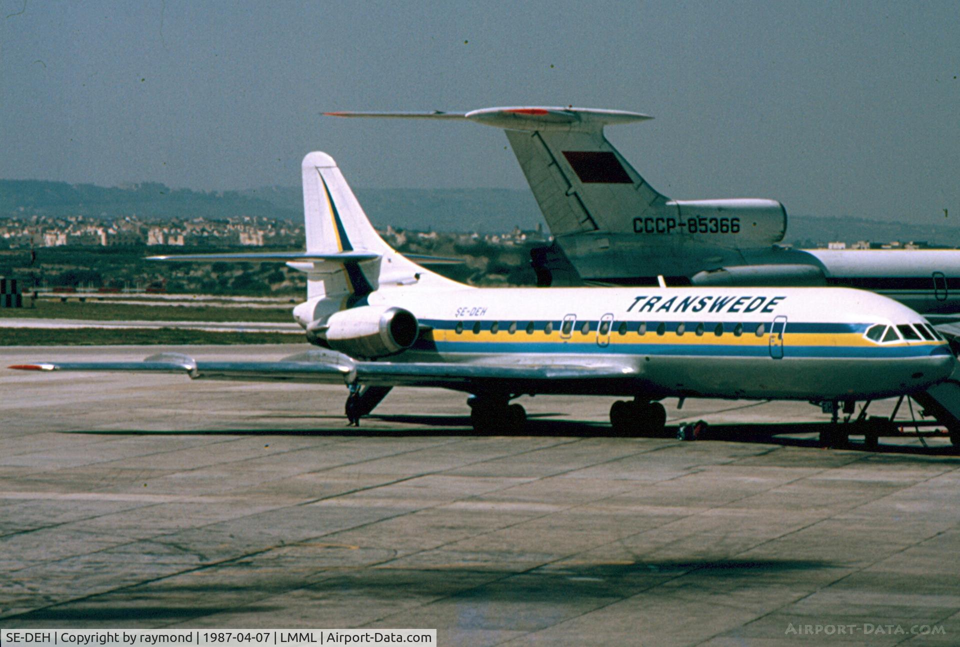 SE-DEH, 1965 Aerospatiale SE-210 Caravelle 10B3 Super B C/N 188, Caravelle SE-DEH Transwede