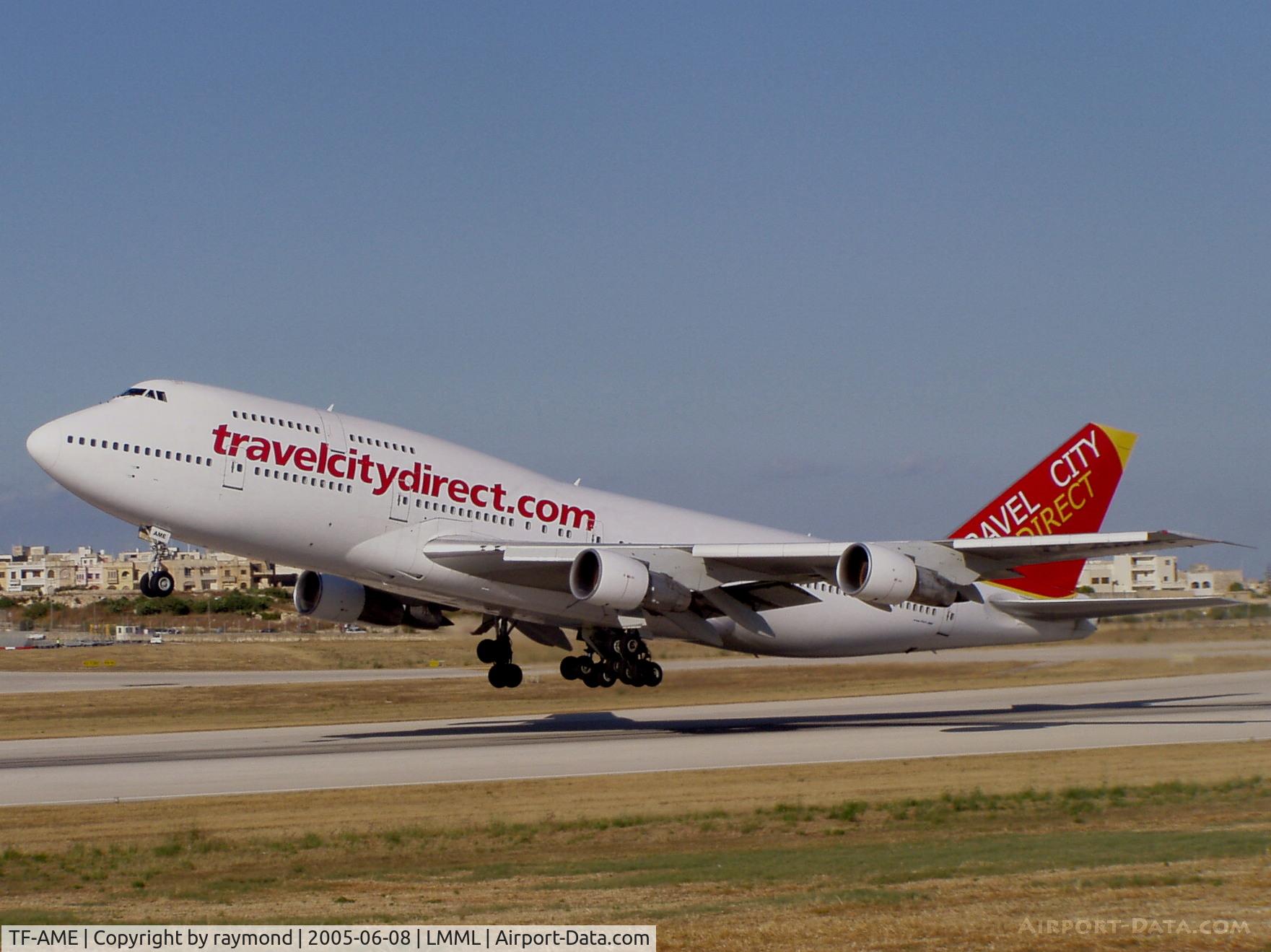TF-AME, 1984 Boeing 747-312 C/N 23032, B747 TF-AME Travel City Direct