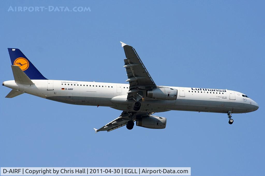 D-AIRF, 1994 Airbus A321-131 C/N 0493, Lufthansa