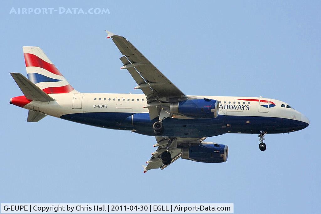 G-EUPE, 2000 Airbus A319-131 C/N 1193, British Airways