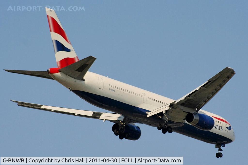 G-BNWB, 1989 Boeing 767-336 C/N 24334, British Airways